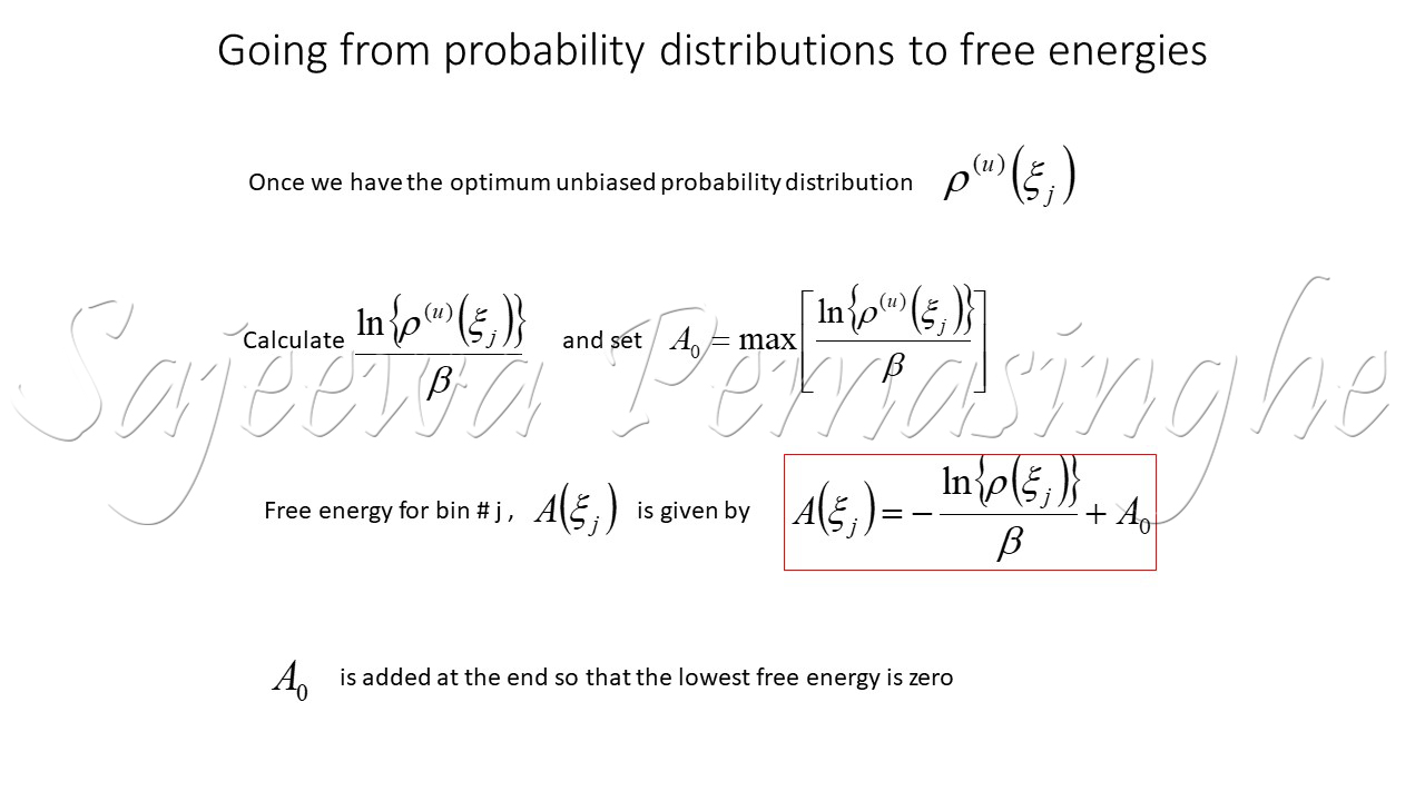 Wham Method Umbrella sampling and Weighted Histogram Analysis Method (WHAM ...